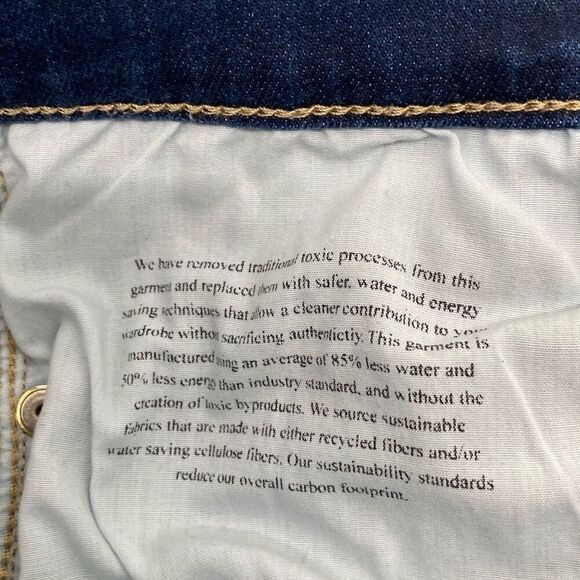 Frame Women's High Rise Le High Straight Raw Edge Denim Jeans Blue Size 27 - Picture 14 of 16